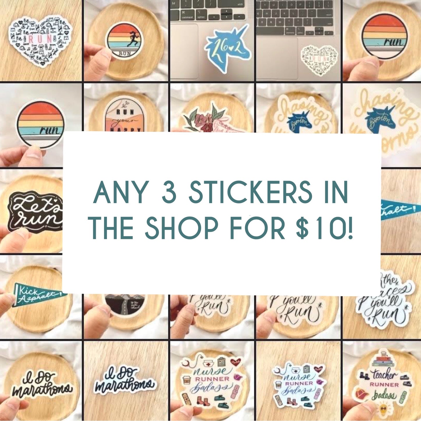 Any 3 Stickers for $10, Gift set of stickers, 3 for $10 sticker pack