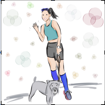 LIMITED EDITION Pen & Paces Custom Runner Portraits!