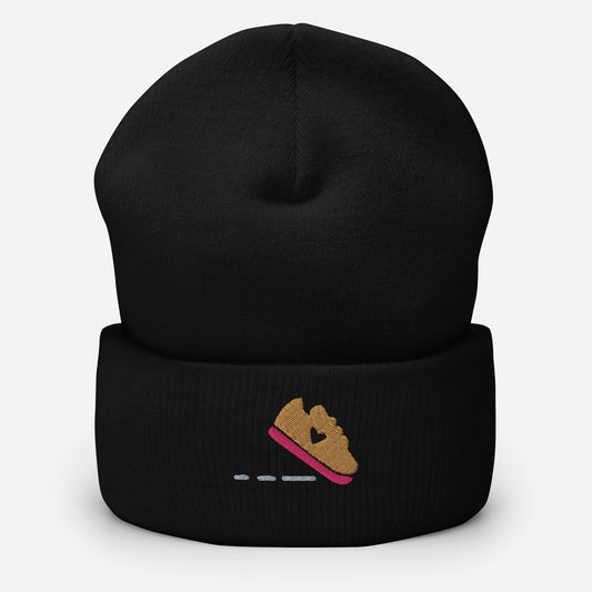 Runner Beanie, beanie for runner, sneaker beanie, hat with sneaker, hat for runner, Xmas gift for runner