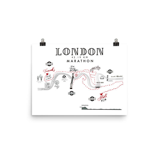 London 26.2 mile map, London running art, London 26.2, London 26.2 mile 2022, Gift for London 26.2 finisher